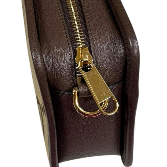 Pre-owned Gucci Jumbo GG Mini Shoulder Bag in Beige Canvas (696075) for Men. - Picture 8 of 9